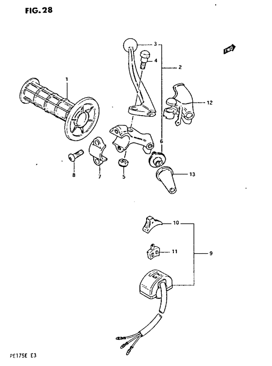 Left handle switch