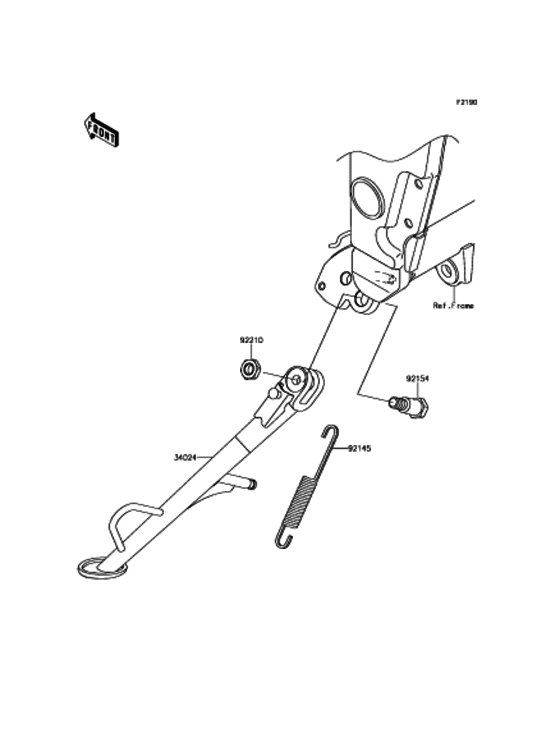 EX250 (ABS) スタンド