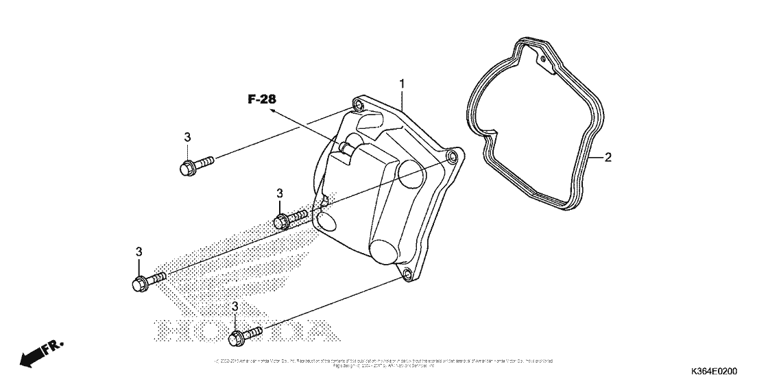 PCX150 Крышка головки цилиндров