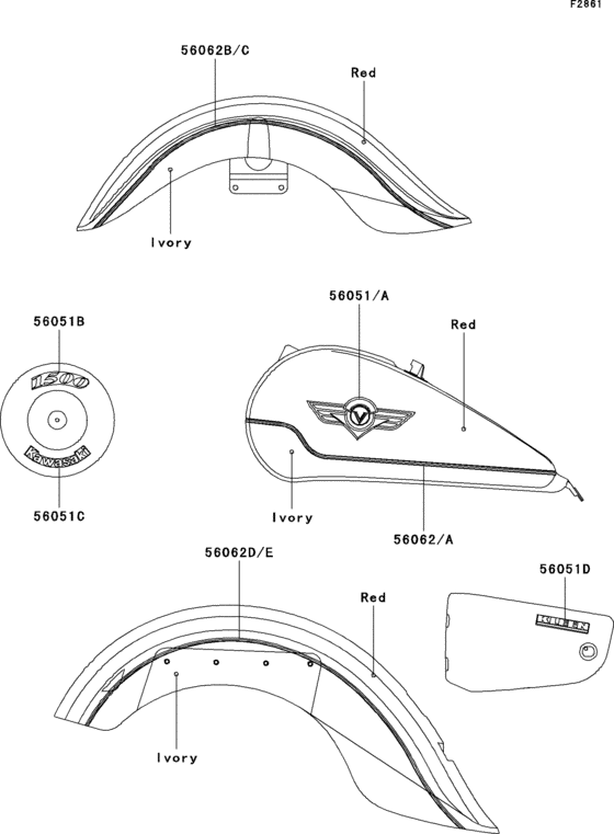 Decals(red/ivory)