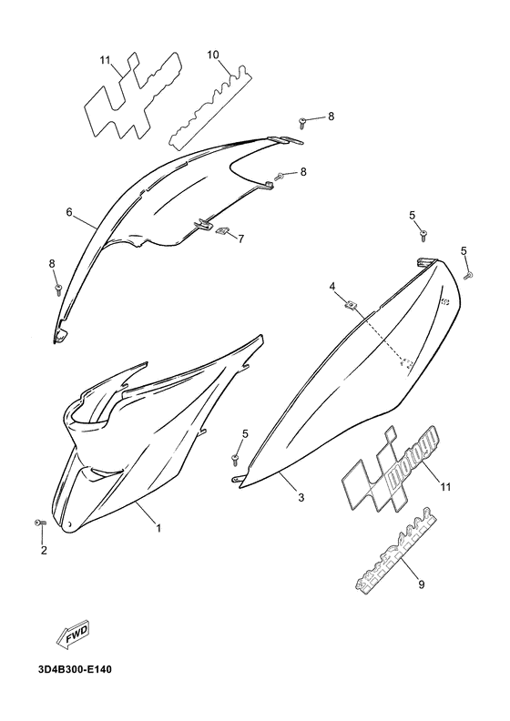 CS50Z Боковые обтекатели