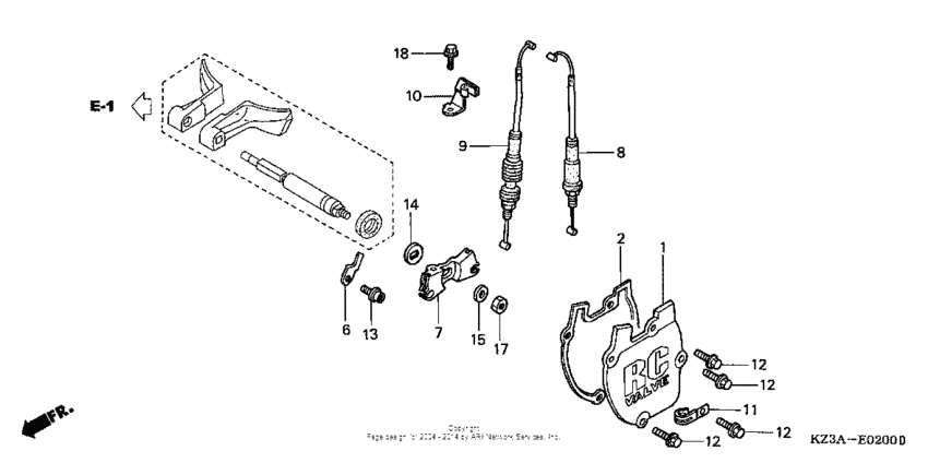 Exhaust valve ('02-'04)