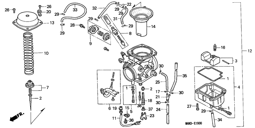Carburetor assy