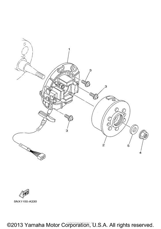 YZ250A1 Генератор