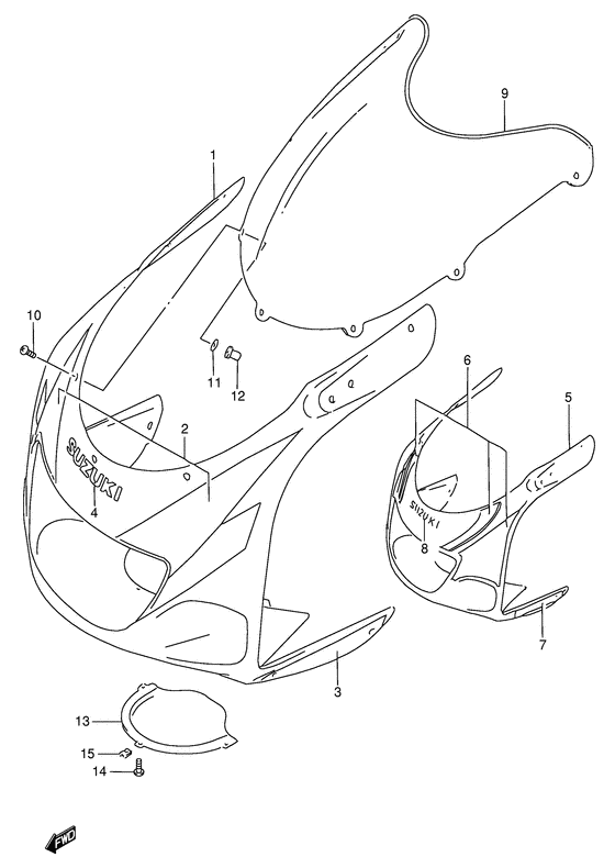 Cowling body
