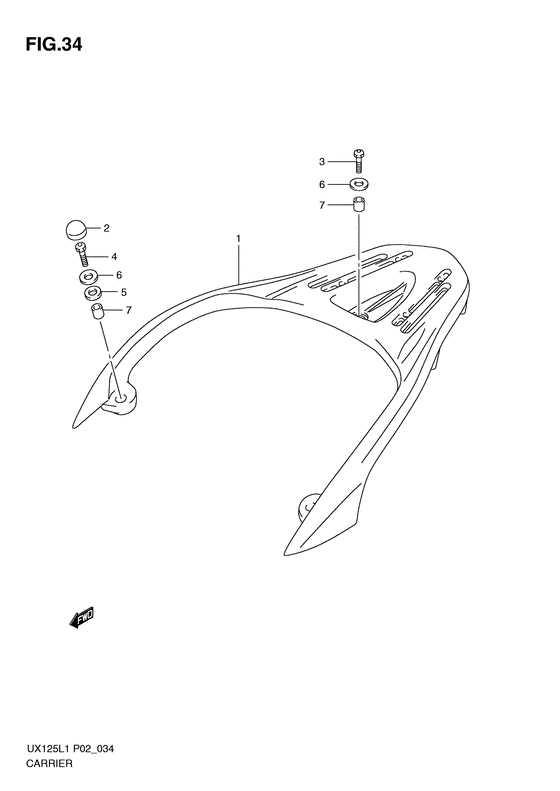 Rear carrier