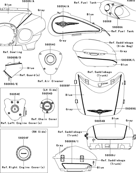 VN1700 Decals(blue / gray)(aaf)