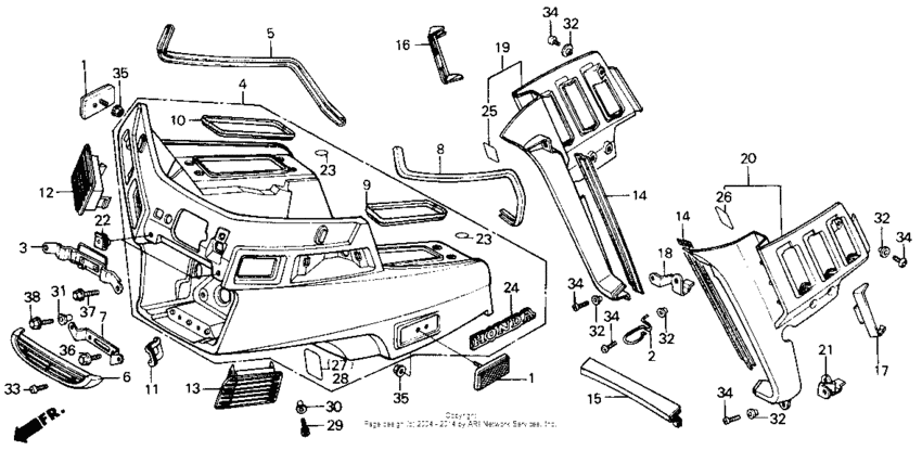 I/a fairing 86-87