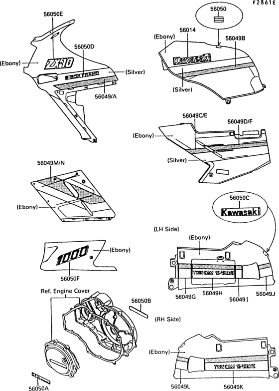Decals(1/2)(ebony/white)(zx1000-b3)