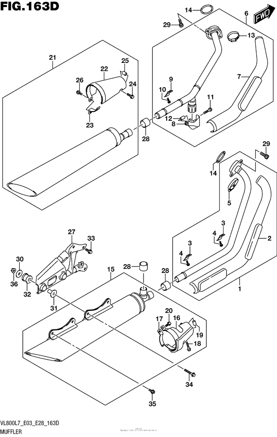 Muffler (Vl800Tl7 E03)