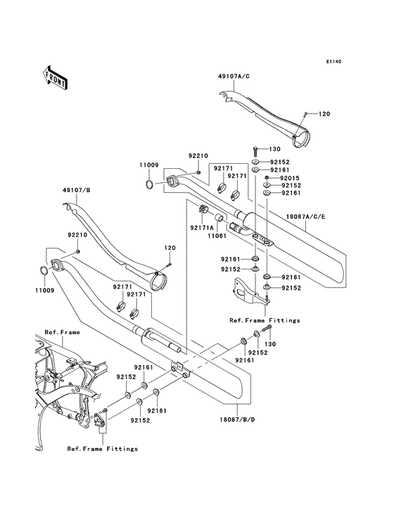 Muffler comp