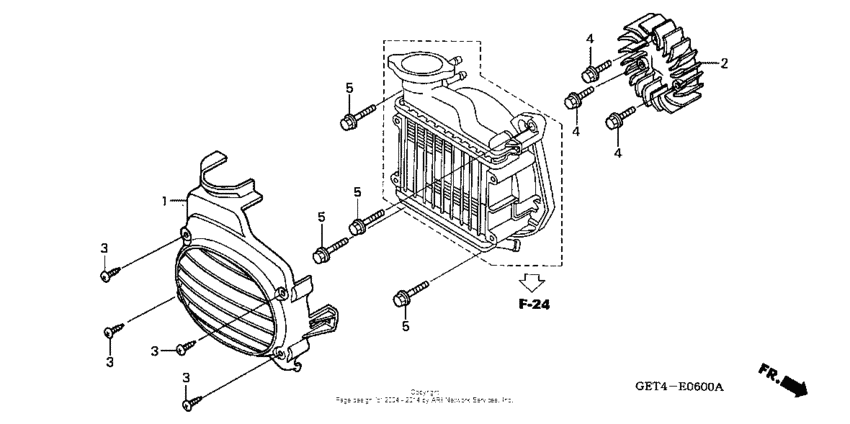 Cooling fan + fan cover