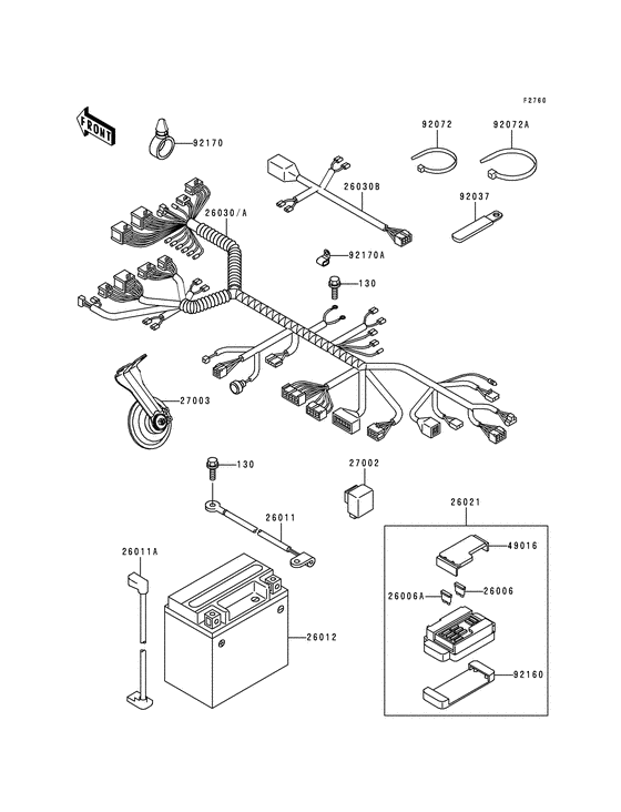 ZX600 Электрика