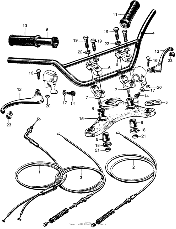 Cl175 handlebar