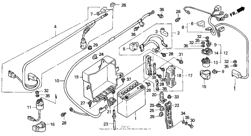 GL1500A A / se battery