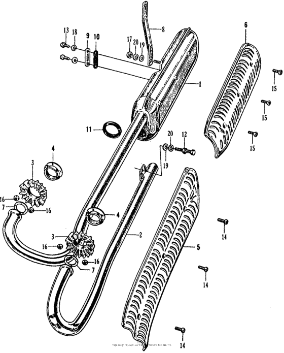 Cl160 muffler