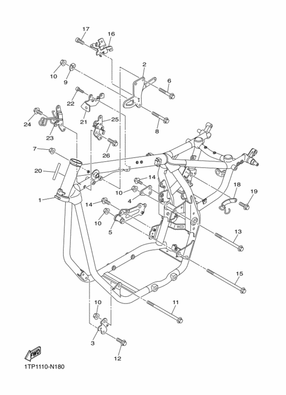 XVS950C Frame comp