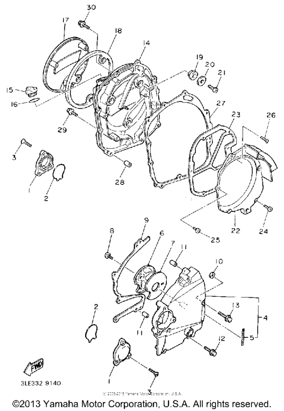 FZR1000EC Боковые крышки
