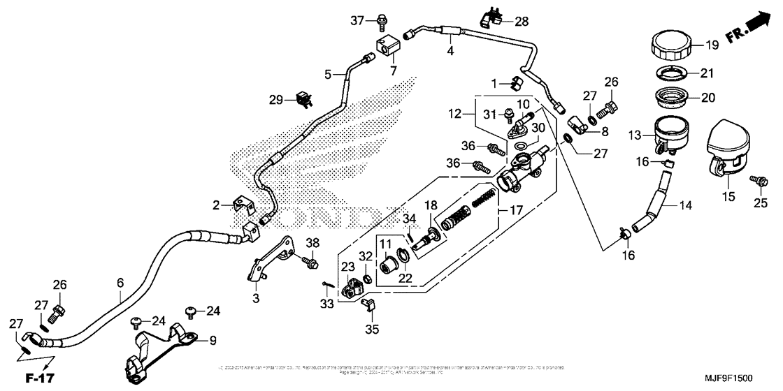 Rear Brake Master Cylinder (1)