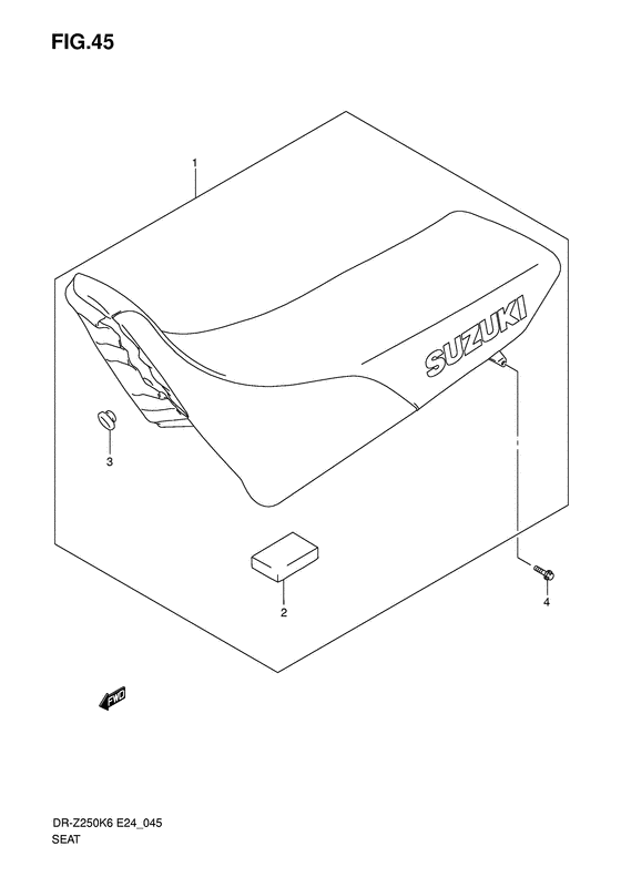 DR-Z250 Пружина