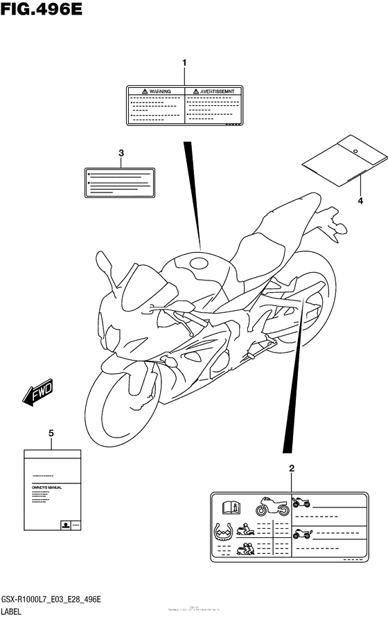 Label (Gsx-R1000Al7 E28)