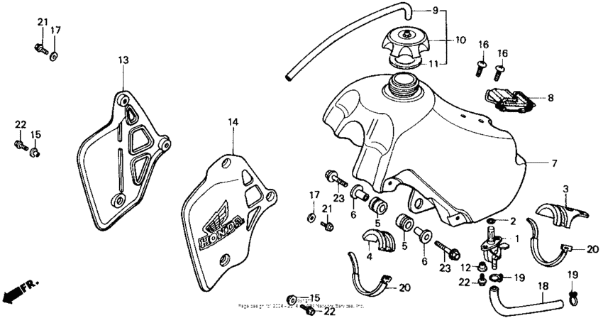 Fuel tank 84