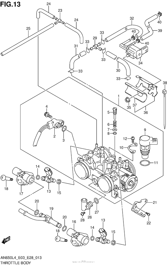 Throttle Body (An650L4 E33)