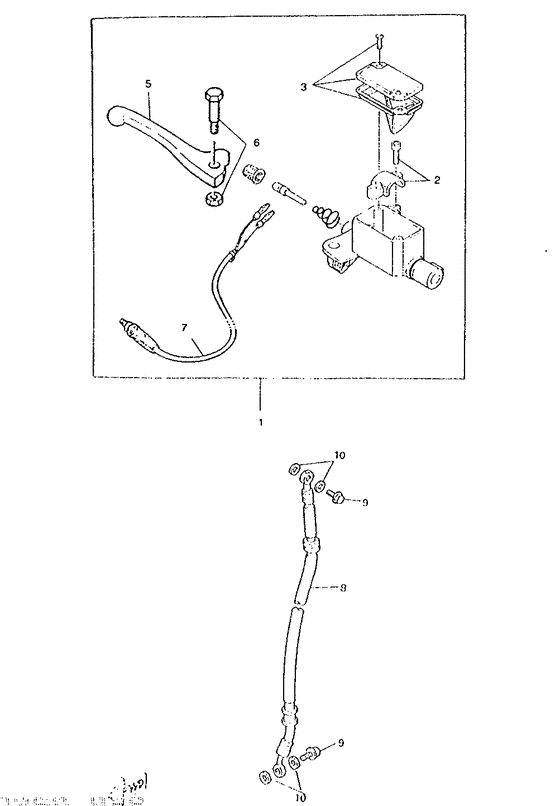 CW50RS Главный тормозной цилиндр