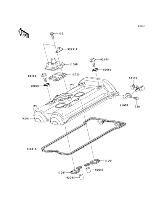 EX400 Крышка головки цилиндров