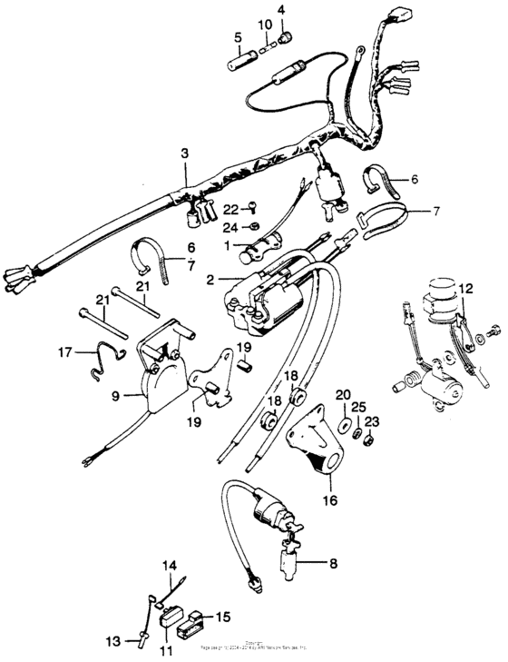 Wire harness + ignition coil