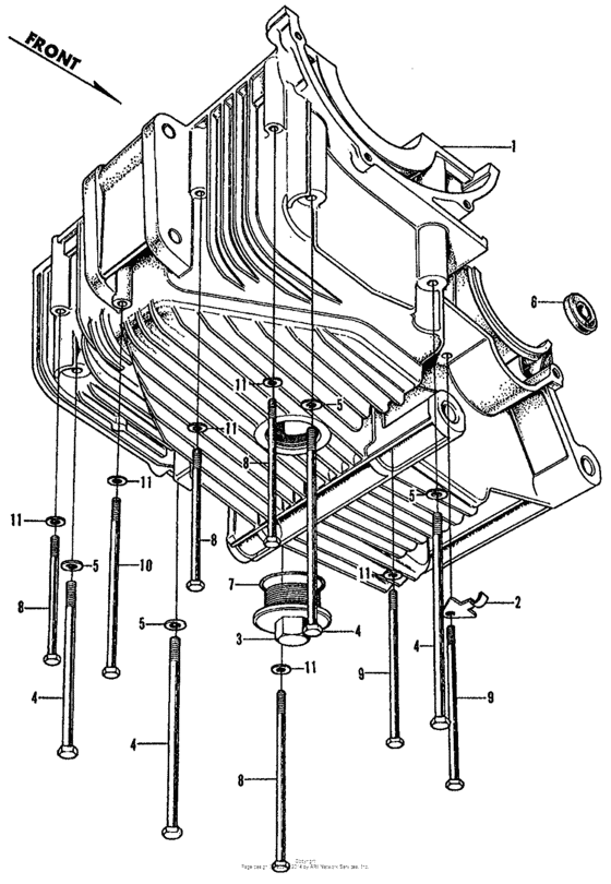 Lower crankcase