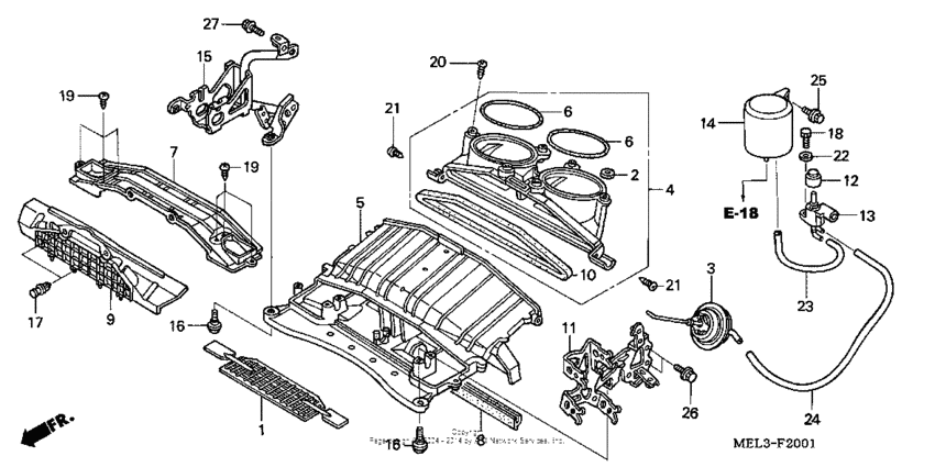 Air intake duct + solenoid valve (1)