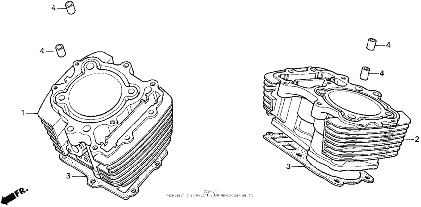 Vt1100c cylinder