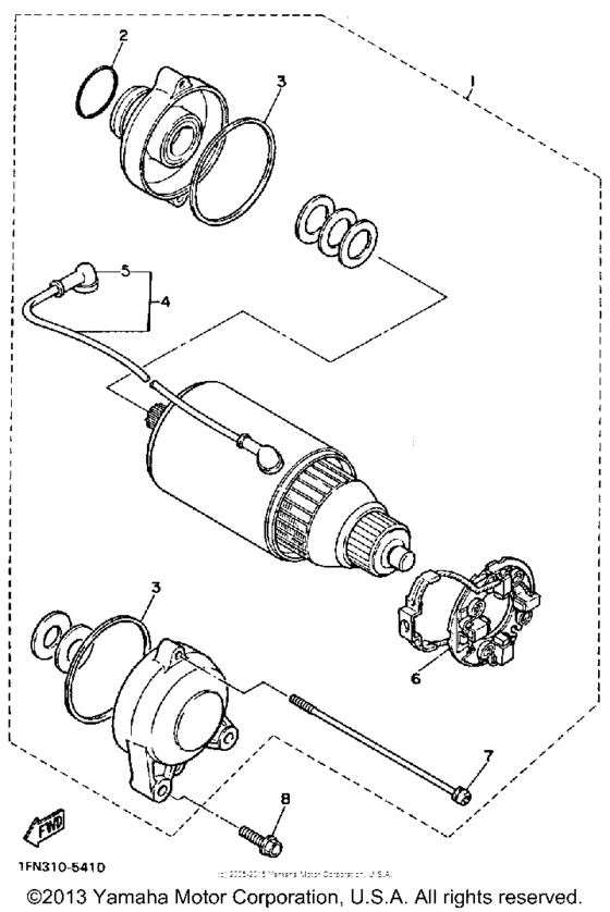 FZX700TC Стартер