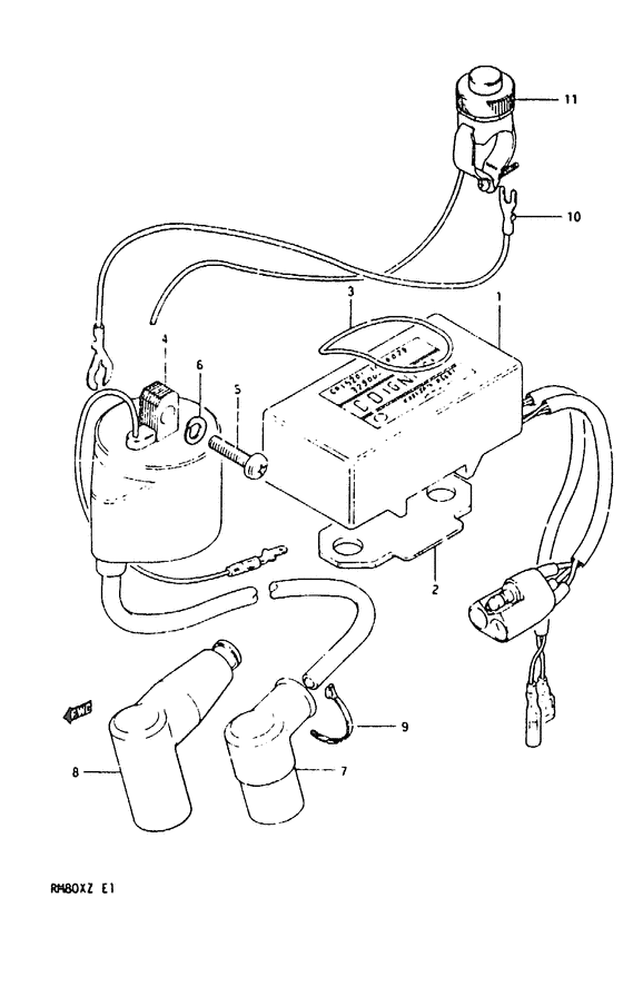 Cdi unit - ignition coil