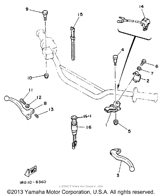 Handle switch - lever