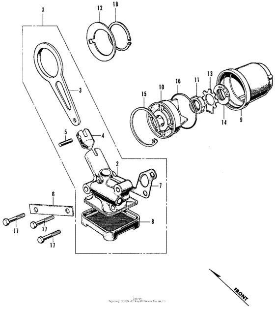 Oil filter + oil pump