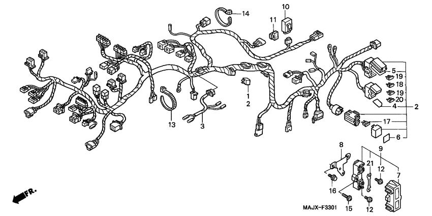 Harness wire