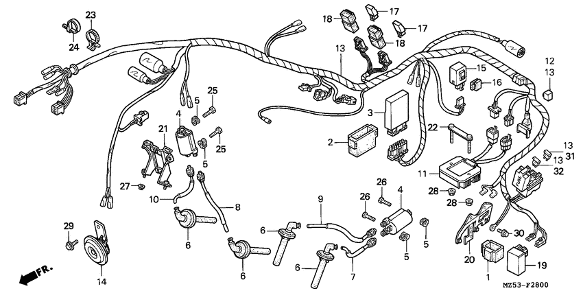 Harness wire