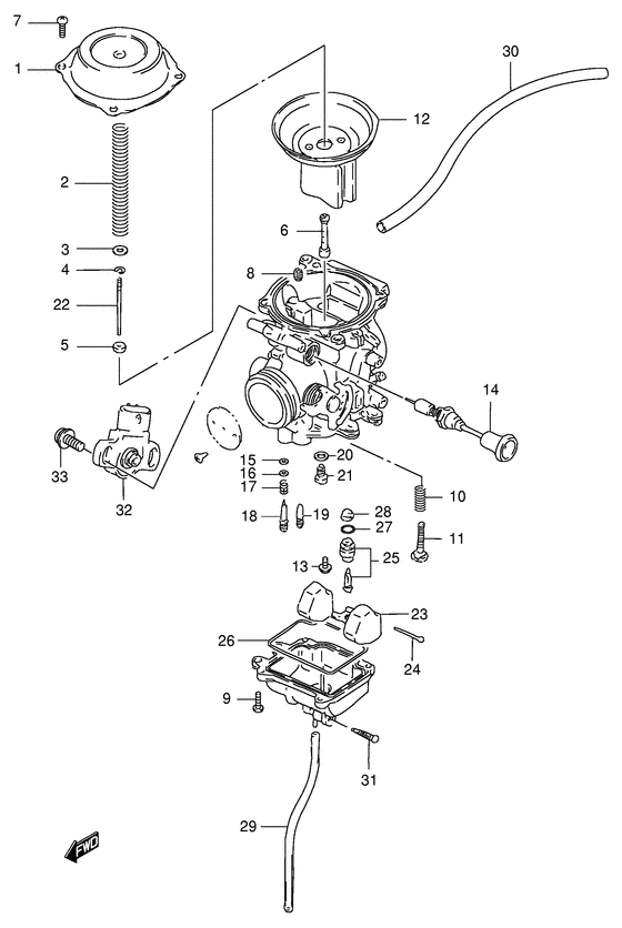 Carburetor assy