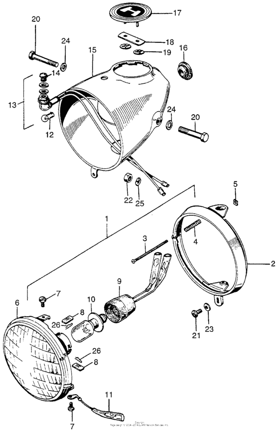 Headlight + headlight case
