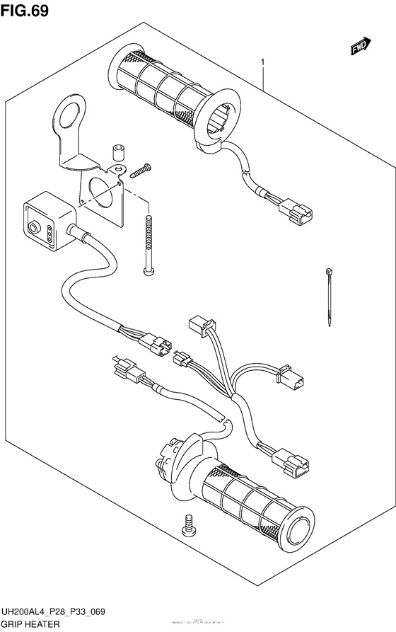 UH200 Grip Heater (Optional)