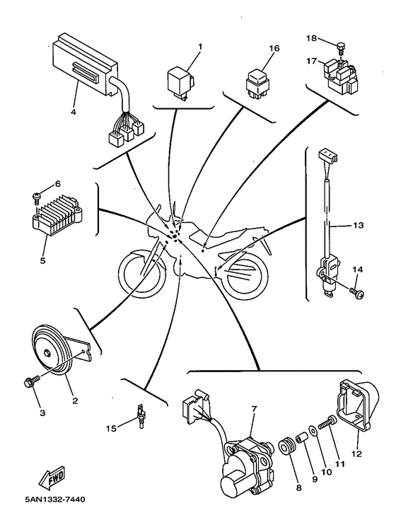 TDR125 Elektrische ausrustung 2