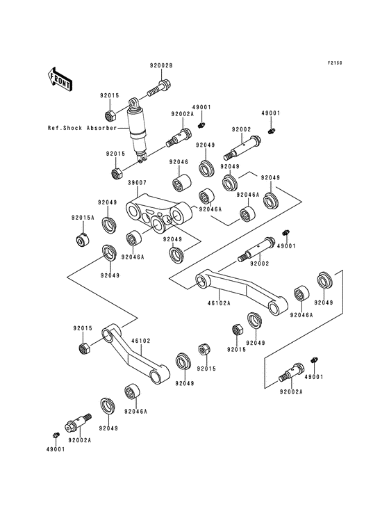 ZG1000 Задняя подвеска