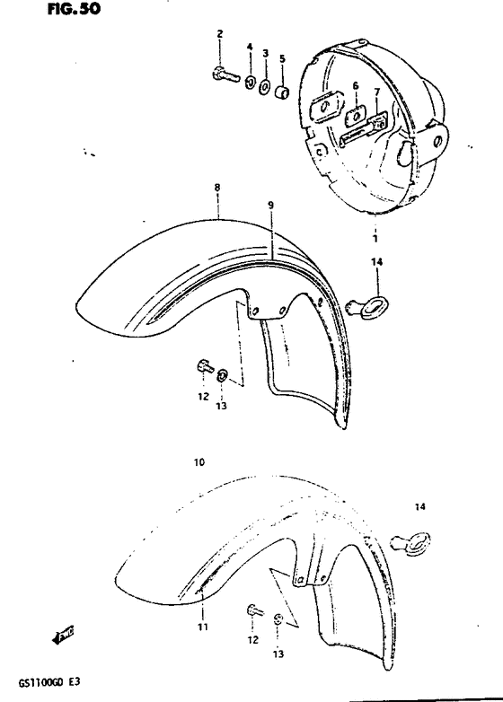 Headlamp housing - front fender