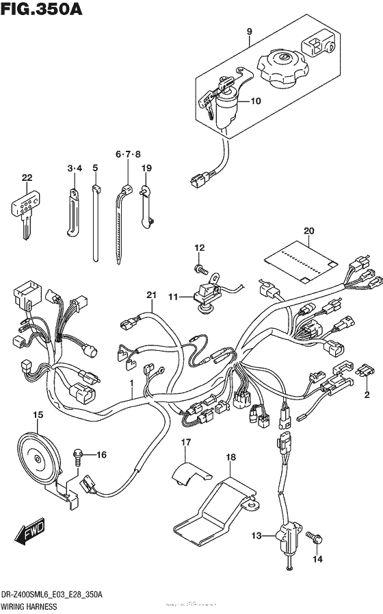 Wiring Harness (Dr-Z400Sml6 E03)
