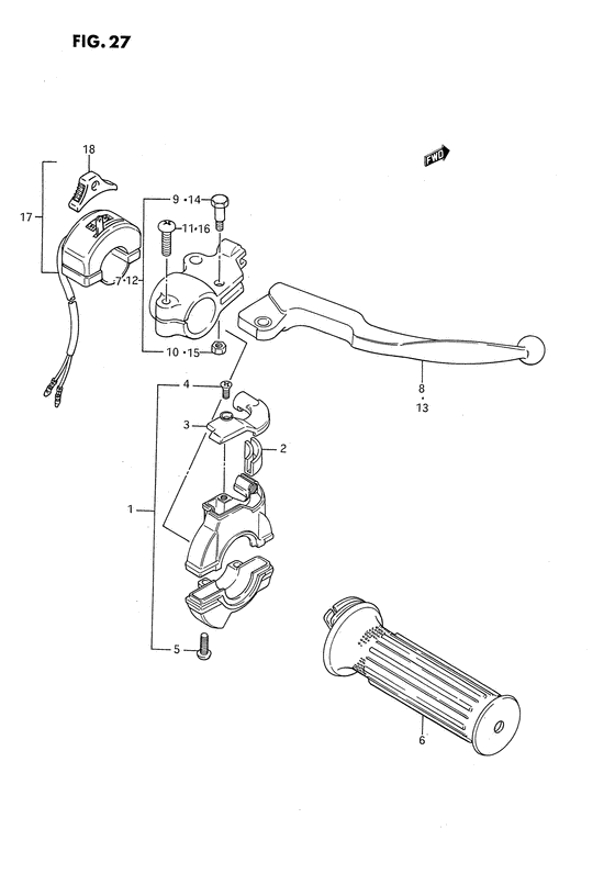 Right handle switch