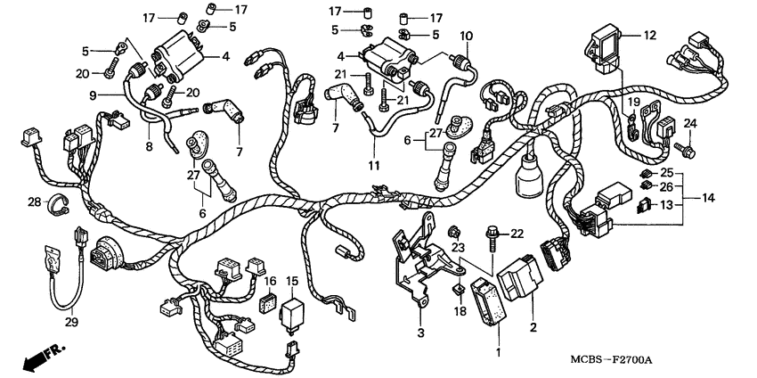 Harness wire