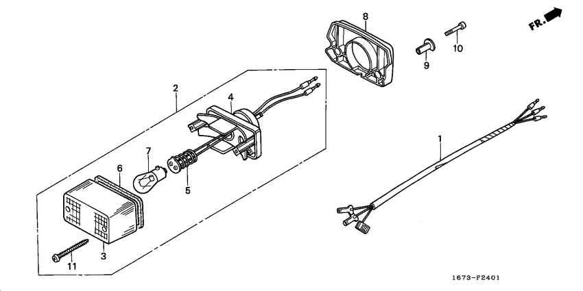 Taillight unit ass`y