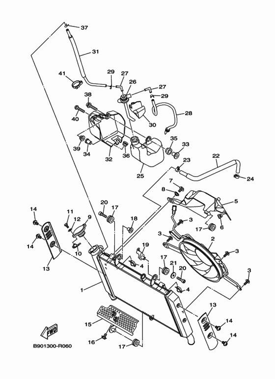 Radiator & hose
